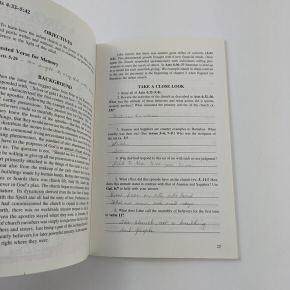 Religious Christian Booklets Concordia Bible Study Fundamental Doctrine 1980s - Picture 8 of 16